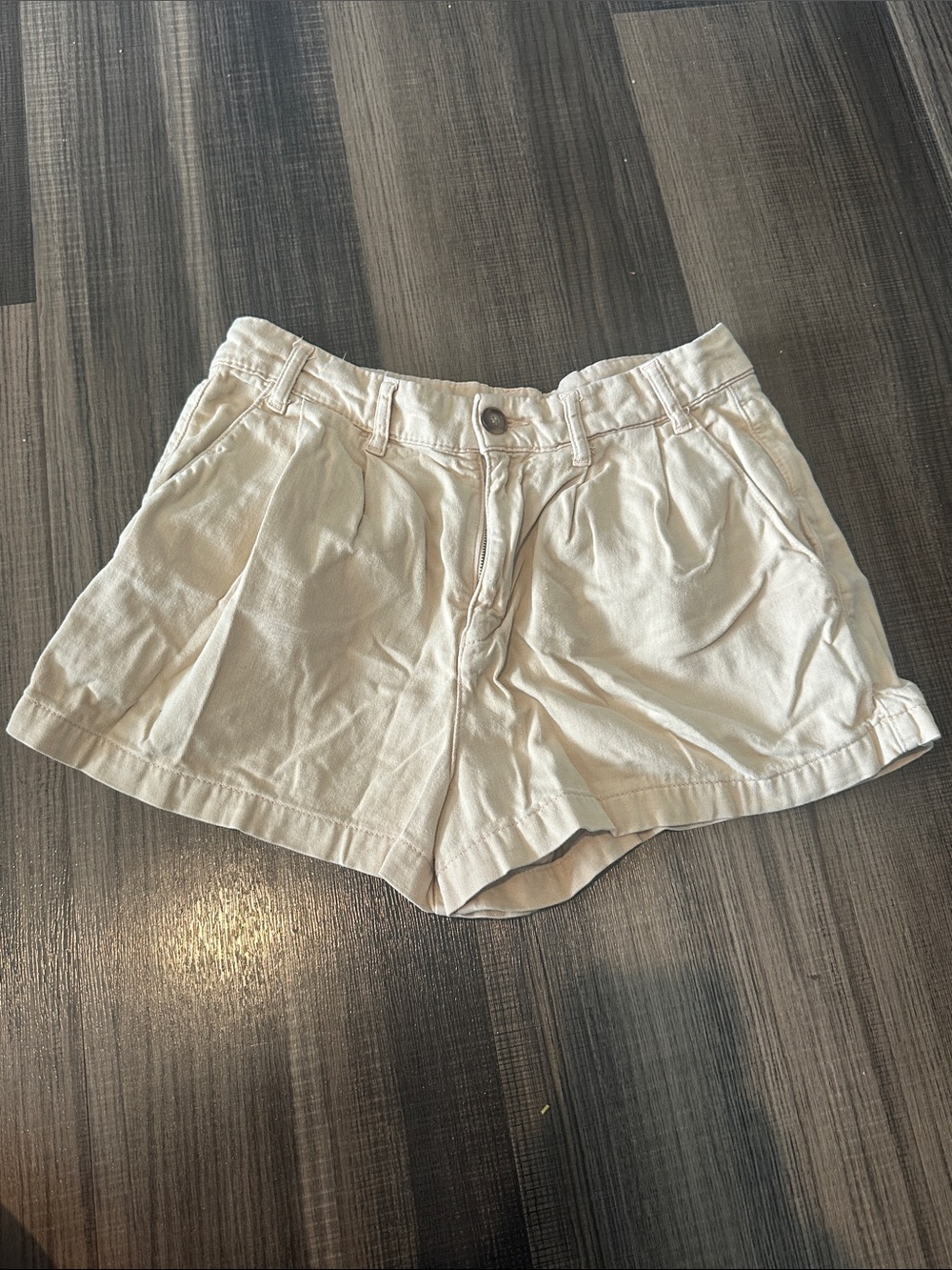 Women’s Free People Cream Khaki Shorts